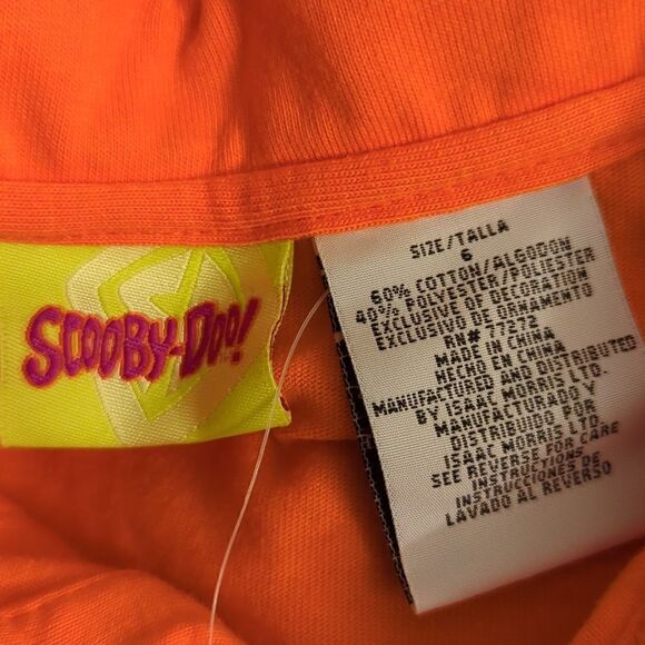 Scooby Doo‎ orange top with embroidered details - Picture 2 of 6